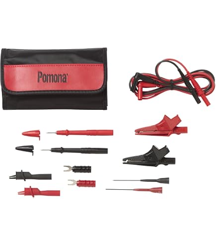 Pomona 2143-0 Mini DBL Banana Jack (Black): Test Leads: Amazon.com